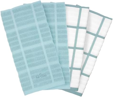 All-Clad Solid & Coordinate Kitchen Towels: Highly Absorbent, Super Soft Long by All-Clad