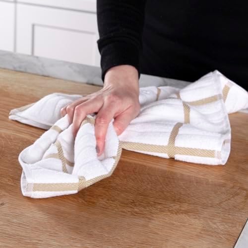 All-Clad Solid & Coordinate Kitchen Towels: Highly Absorbent, Super Soft Long - Image 3