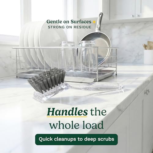 Cuisinart Dish Brush with Handle, 2 Pack, Firm Bristles - Image 4