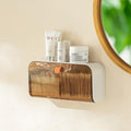 SUNFICON Wall Mounted Cotton Pads Holder Organizer Cotton Swab Balls Holder by SUNFICON