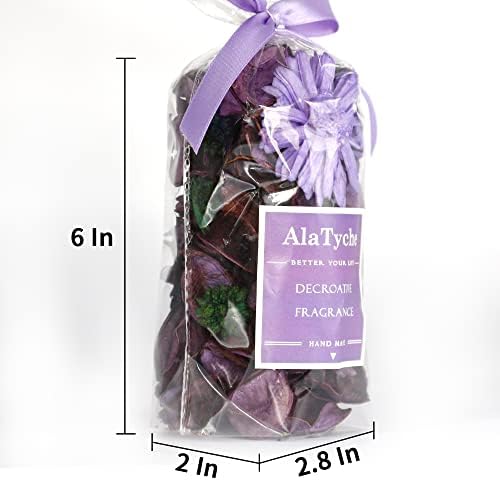 Purple Potpourri Bags, Lavender Scented Decorative Bowl Filler - Image 2
