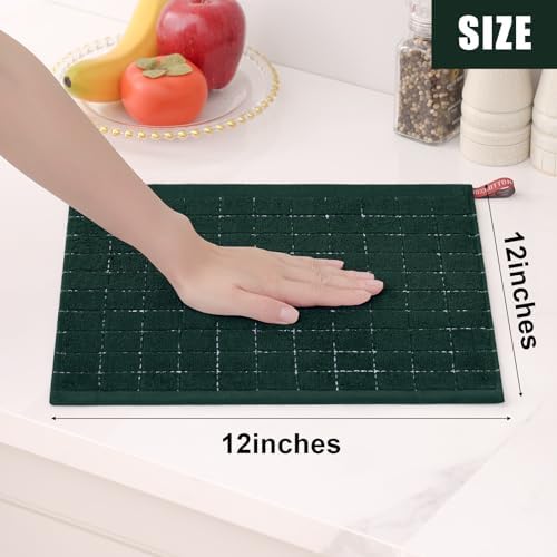 Homaxy 100% Cotton Terry Kitchen Dish Cloths, 12 Pack - Image 5