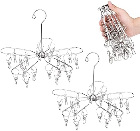 Foldable Clothes Drying Rack Stainless Steel Clothes Drying Hanger by Estoder