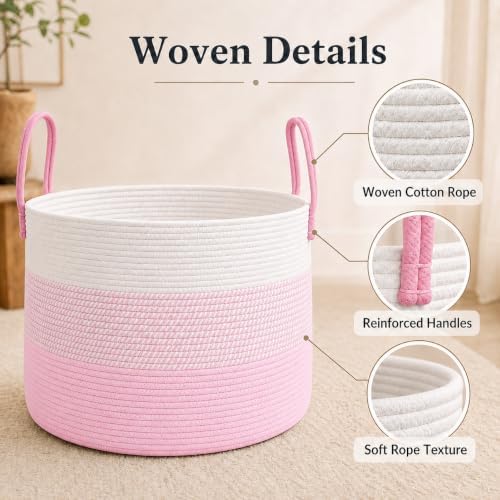 JMvicyroam 65L Extra Large Blanket Basket - Image 3