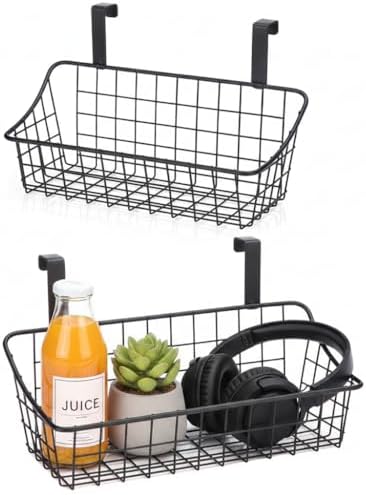 LeleCAT Over Cabinet Door Basket by HomeSpaceStorageBasket