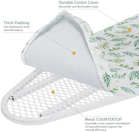 SheeChung Wall Mounted Ironing Board 36"X12", Foldable Ironing Board - Image 6