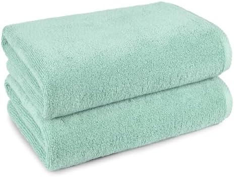 Amazon Basics 2-Pack Quick-Dry Lightweight Moisture Absorbing Bath Towel - Image 7