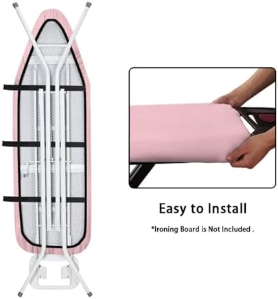 Pink Ironing Board Covers Stylish Standard Washable Ironing Board Protector - Image 4