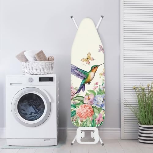 Hummingbird Flower Ironing Board Cover and Padding Heavy Duty Pad Decorative - Image 4