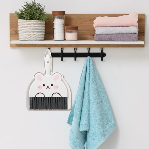 Ouligay Portable Mini Dustpan and Brush Set, Cute Small Broom and Dustpan Set - Image 7