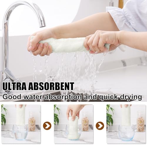 Homaxy 12 Pack Super Soft & Absorbent Dish Cloths - Image 3