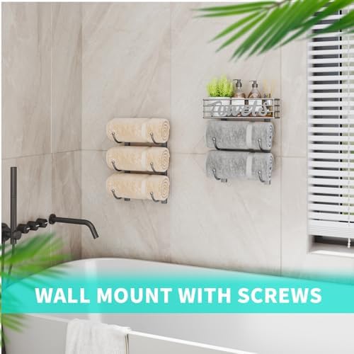 HapiRm Towel Racks for Bathroom Storage - Image 5