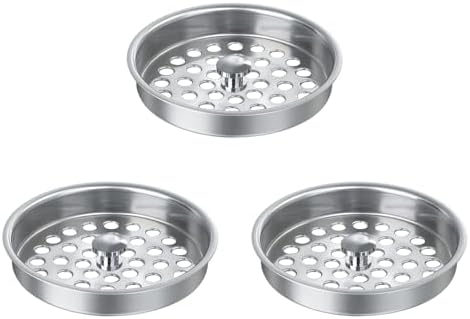 3 PCS Commercial Garbage Disposal Cover, Kitchen Sink Drain Basket Strainer by Sepaitek