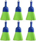 Domensi 6 Pcs Whisk Broom Poly Fiber Hand Brush by Domensi
