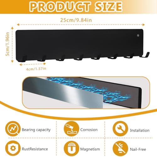 Magnetic Key Holder for Frideg, Heavy Duty Strong Magnetic Key Hanger - Image 2