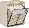 DASITON Wall Mounted Qtip Holder Dispenser, Adhesive No Drilling Cotton Swab by DASITON