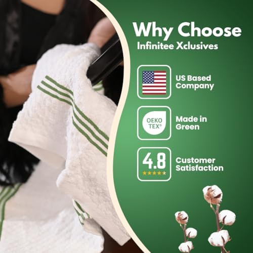 Infinitee Xclusives 100% Cotton Kitchen Towels - Image 5