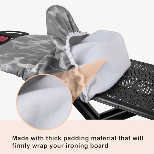 Seiritex Ironing Board Cover and Pad 54 x 15 inches, Thick Padding - Image 5