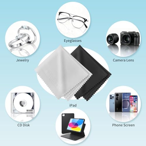 Eye Glass Clean Cloths 6*7in 6 Pcs, Individually Wrapped, High-Density - Image 5