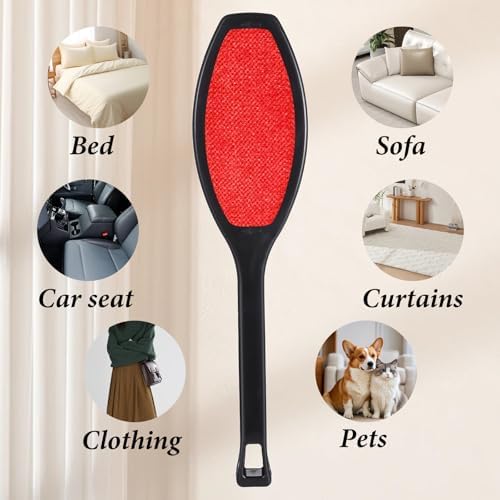 2 Pack Double-Sided Lint Brushes Reusable Lint Remover Brushes - Image 4