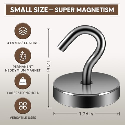 Neosmuk Magnetic Hooks Steel Tube Design - Image 5