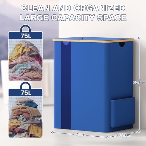 BlissTotes 150L Laundry Basket Hamper - Image 3