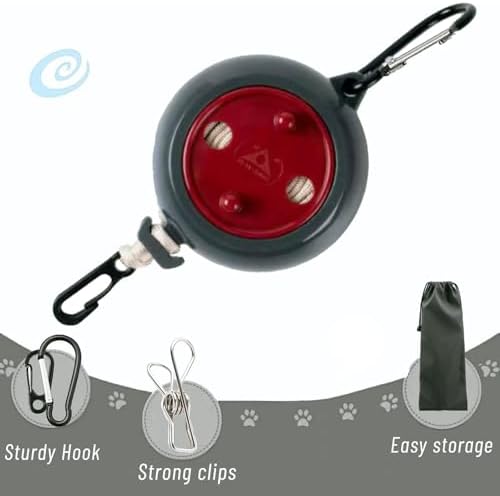 Qihengzhijia Portable Travel Clothesline, Adjustable 32FT/10M Camping - Image 6