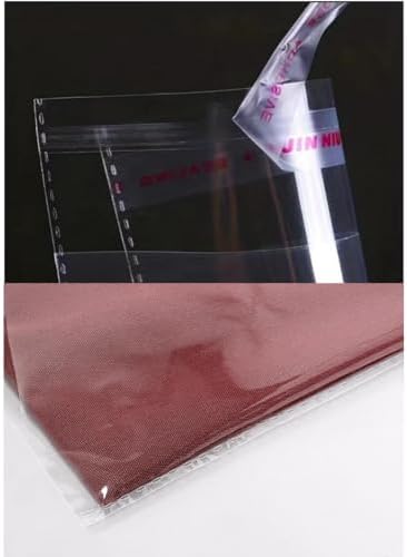 100 Pieces Clear Plastic Bags for Packaging, Clothing & T-Shirts Strong Packing - Image 5