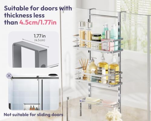 SWTYMIKI Over the Door Shower Caddy - Image 7