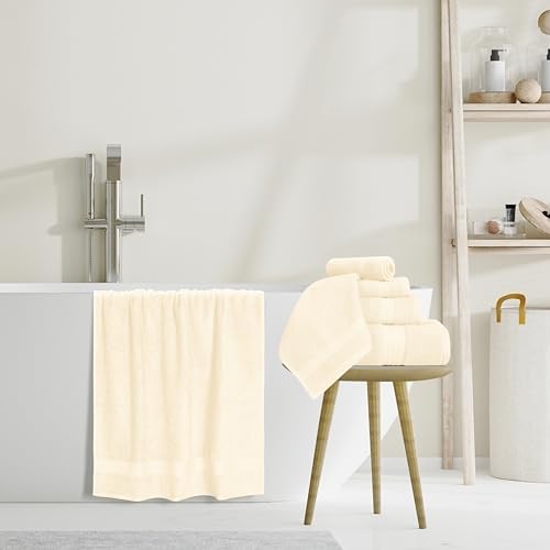 GLAMBURG Ultra Soft 8-Piece Towel Set - Image 5