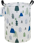 Round Forest Laundry Hamper Waterproof Fabric Home Storage by ONOEV
