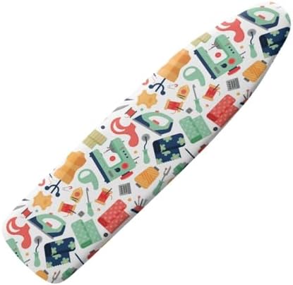 Cartoon Sewing Print Ironing Board Cover Cute Sewing Tailoring Craft Tool by KUIFORTI