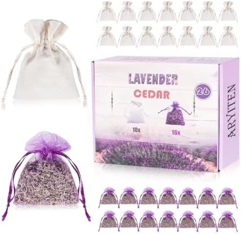 26 Pack Cedar and Lavendar Home Fragrance by Aryiten