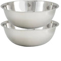 Tiger Chef Heavy Duty Mixing Bowl 30 Quart All-purpose Mixing Bowls for Home and Commercial Use - Best Prep Bowls for cake mixtures, dough’s, salads, pastas, dressings Stainless Steel - 2 Pack