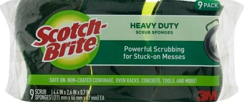 Scotch-Brite Heavy Duty Scrub Sponge, 9 Kitchen Sponges - Image 2