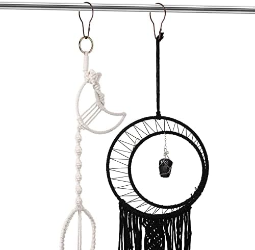 Queekay 60 Pcs Metal Shower Curtain Hooks Reusable Hanging Clips - Image 6