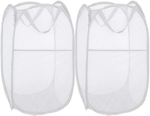 BATTOO Deluxe Strong Mesh Pop up Laundry Hamper Basket by BATTOO