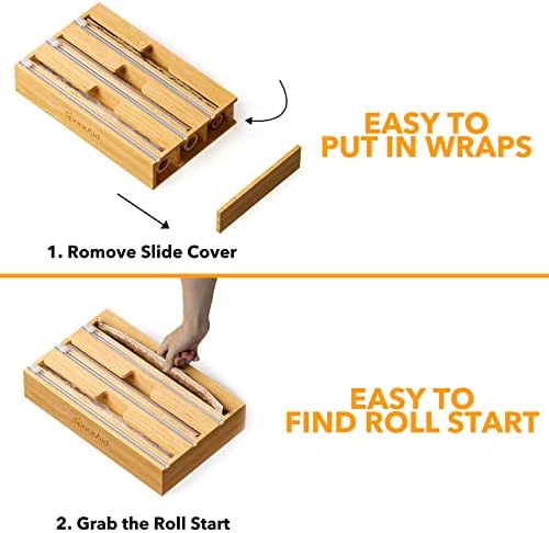 SpaceAid WrapNeat 3 in 1 Wrap Organizer - Image 6