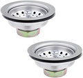 Artiwell 2-Pack Kitchen Sink Basket Strainer and Stopper, 3-1/2” Kitchen Drain by Artiwell