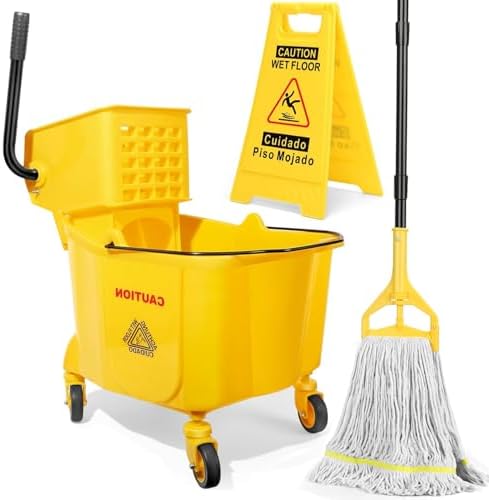 VOUBIEN 35 Qt Commercial Mop Bucket by VOUBIEN