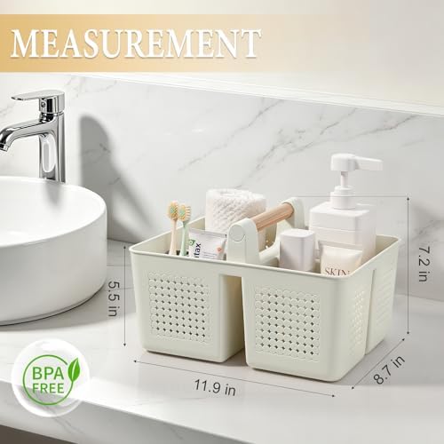Portable Shower Caddy Basket Plastic Caddy Organizer - Image 3