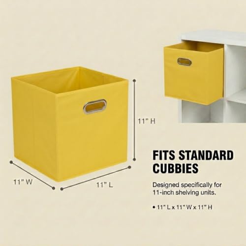 Household Essentials 6 ct Open Fabric Cube Storage Bins - Image 2