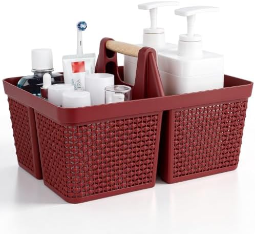 UUJOLY Portable Plastic Shower Caddy Basket by UUJOLY