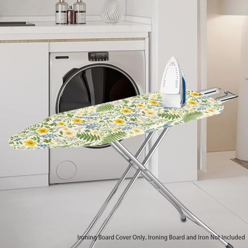 Wild Flower Floral Ironing Board Pad and Cover Durable Thick Daisy Ironing - Image 2