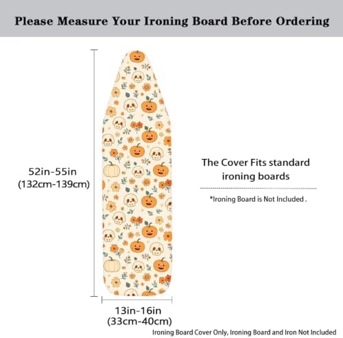 Halloween Pumpkin Ironing Board Cover and Pad 16 x 55 Inch Iron Board Cover - Image 5