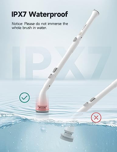 HiCOZY Electric Spin Scrubber HS1, Cordless Shower Scrubber - Image 2