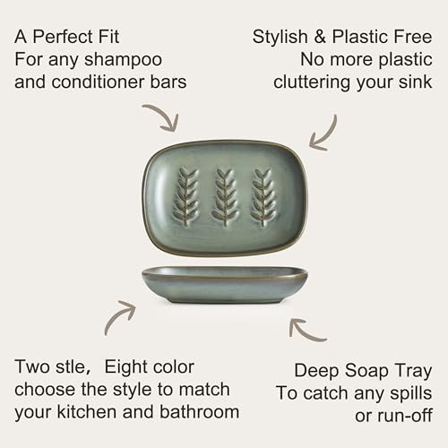 Miamolo Bar Soap Holder for Shower, Soap Dish for Bathroom, No Mushy Soap - Image 3