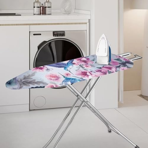 Hummingbird Flower Ironing Board Cover and Pad Standard Size Padded Iron Board - Image 2