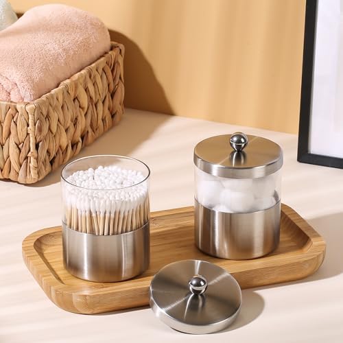 Gaussra Apothecary Jars, Qtip Holder, Bathroom Jar - Image 2