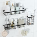 Shower Caddy Organizer with Hooks, Self Adhesive Bathroom Shelves, Shower by Unknown